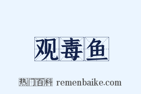 观毒鱼是什么意思的图片